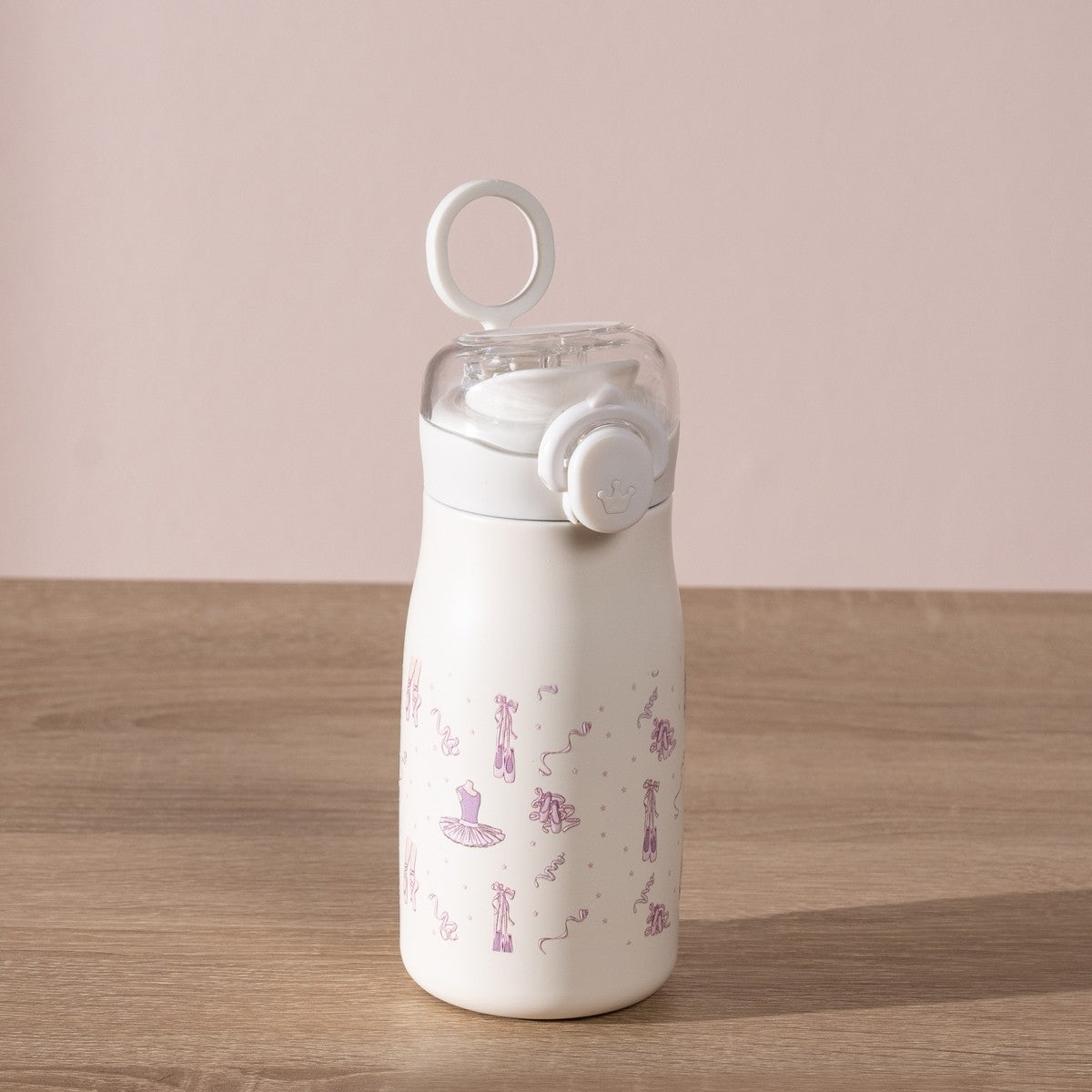 BALLET KIDS DRINKING BOTTLE WHITE H17 X D7 CM